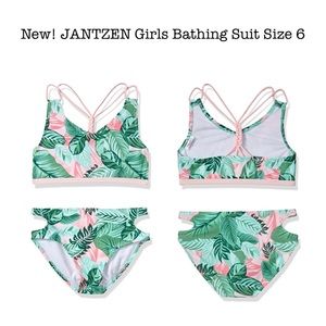 Jantzen Girls 2 Pc. Bikini Bathing Suit NWT